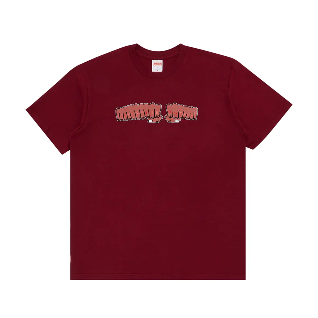 Supreme x Toy Machine Fist Tee 'Cardinal'