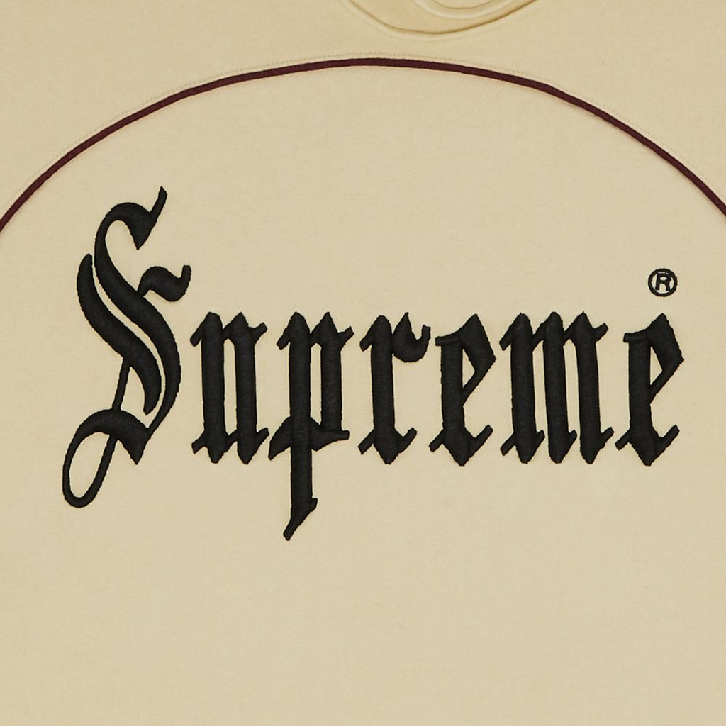Supreme Curve Piping hoodie