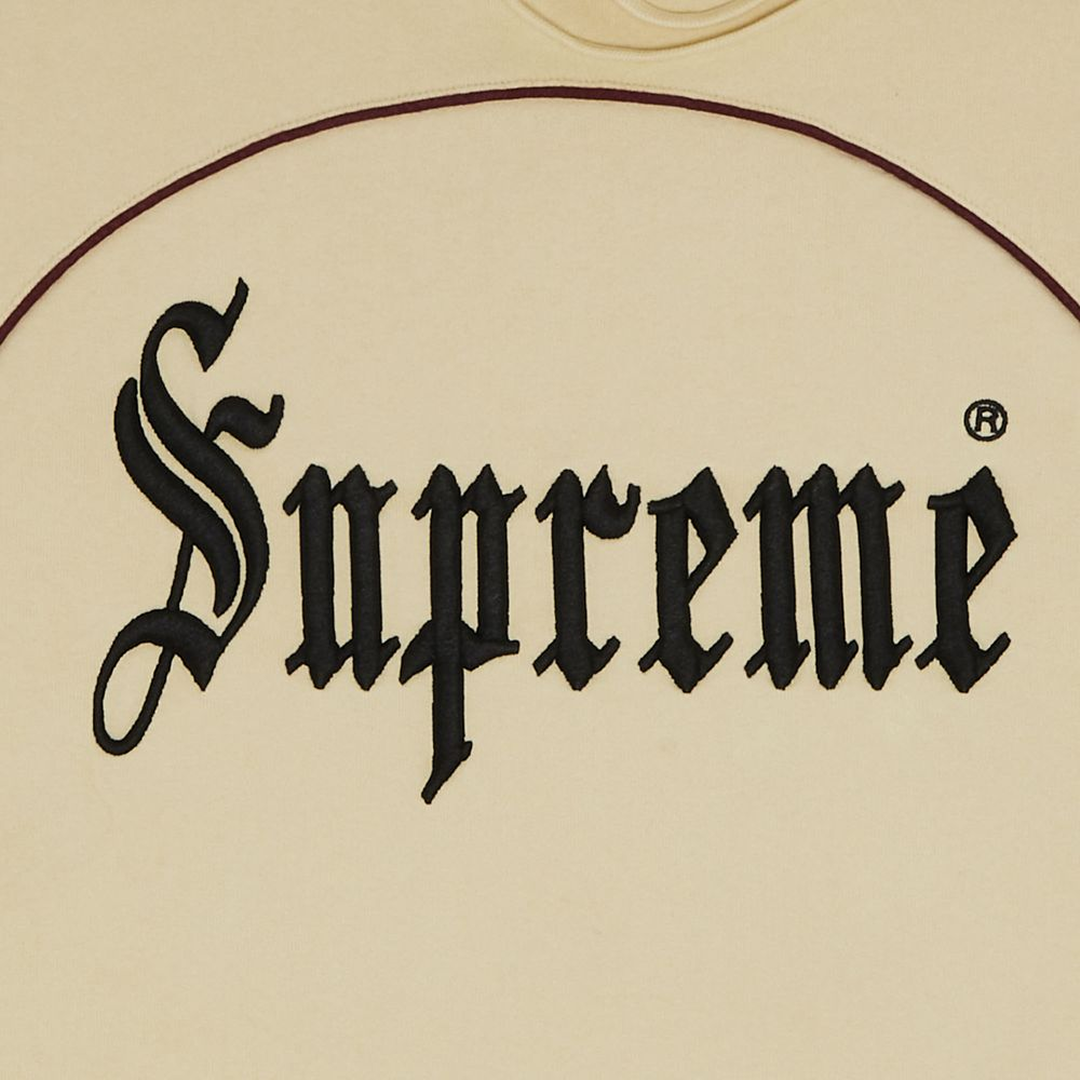 Supreme Curve Piping hoodie