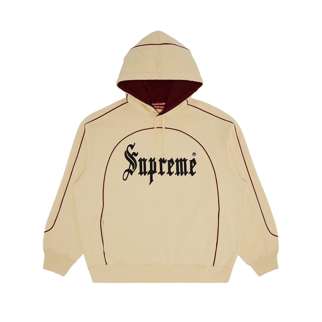 Supreme Curve Piping hoodie