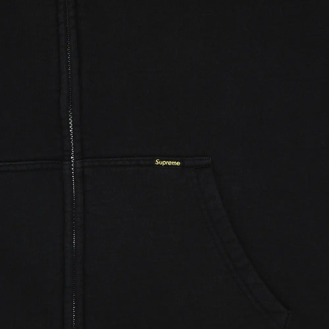 Supreme Work Zip Up Hooded Sweatshirt 'Black'