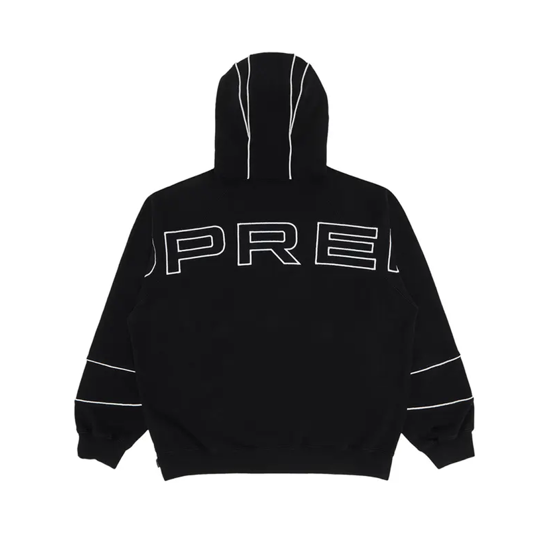 Supreme Paneled Hooded Sweatshirt Black