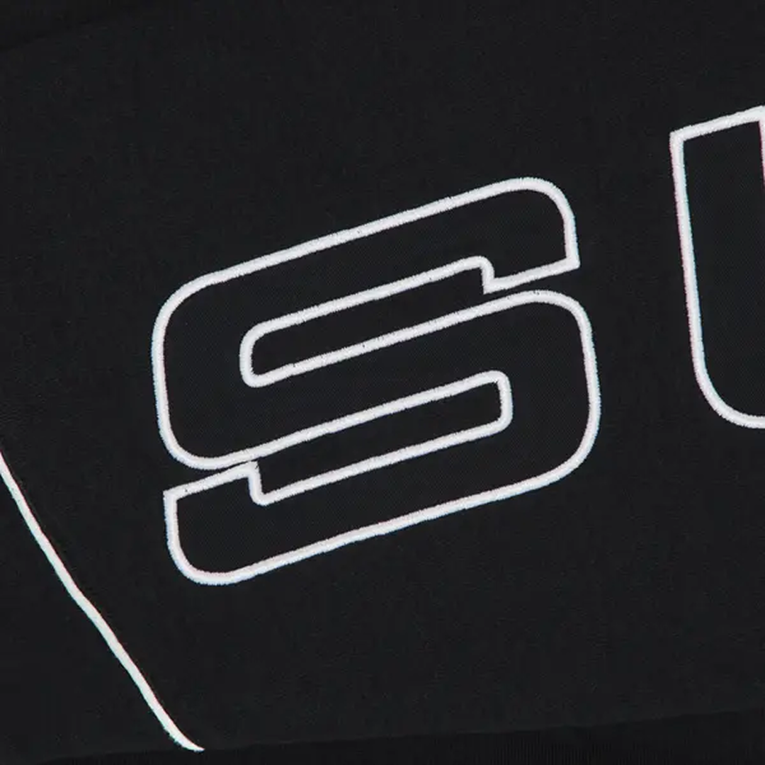 Supreme Paneled Hooded Sweatshirt Black