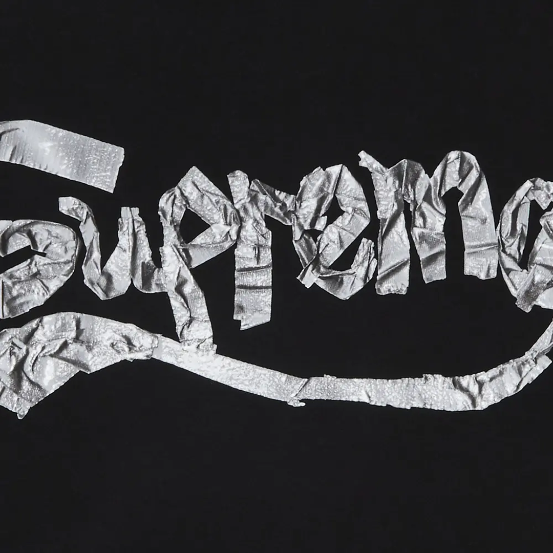 Supreme Tape Tee Black