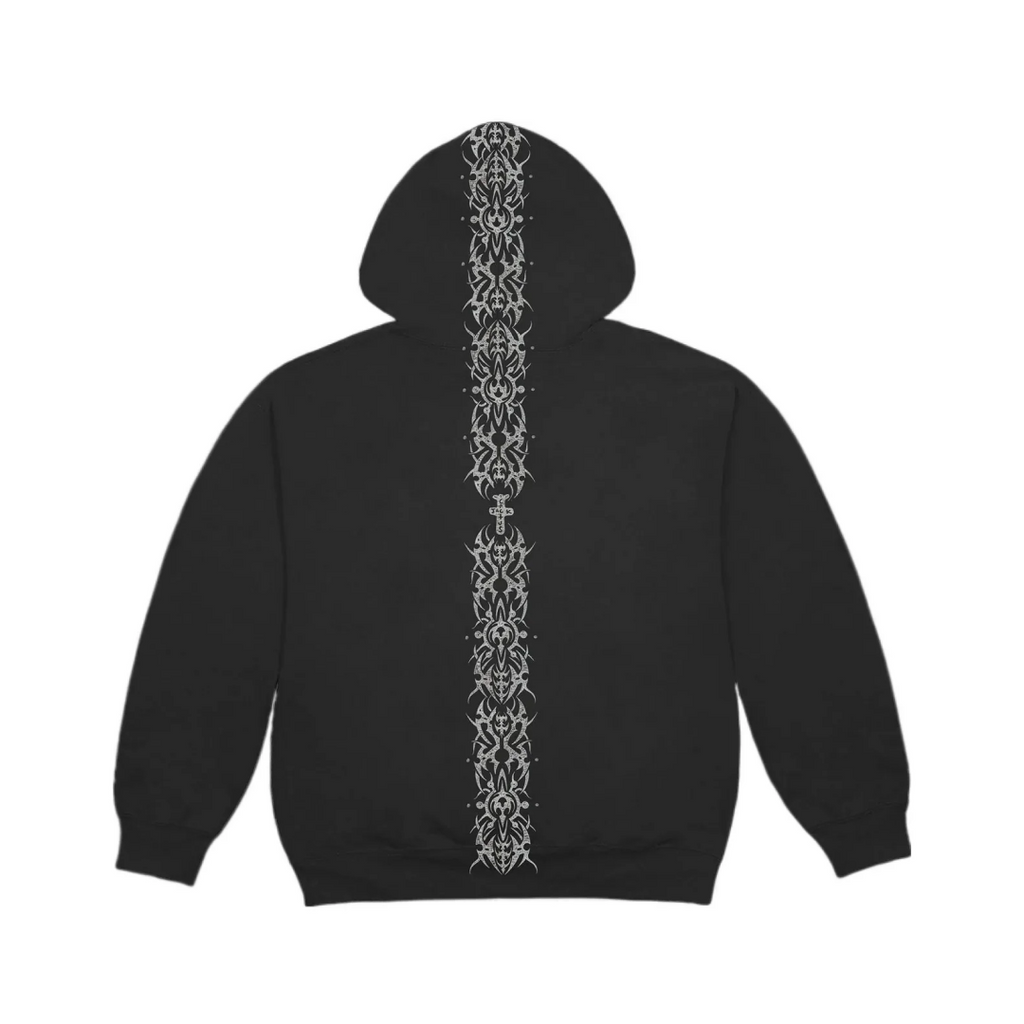Travis Scott CJ Studded Hoodie Black