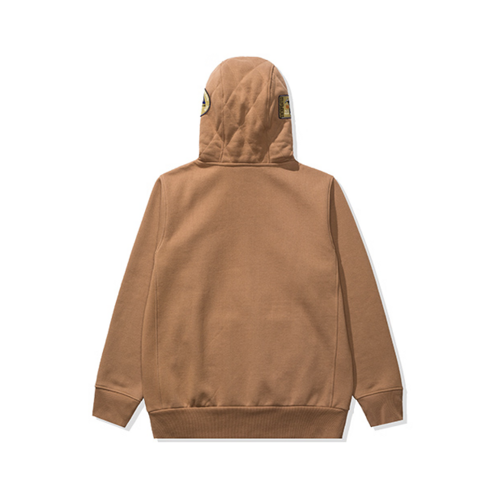 Undefeated Beige Hoodie w Patches