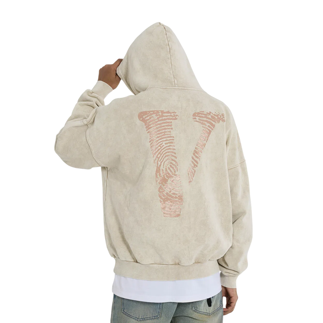 VLONE ZIP HOODIE Beige