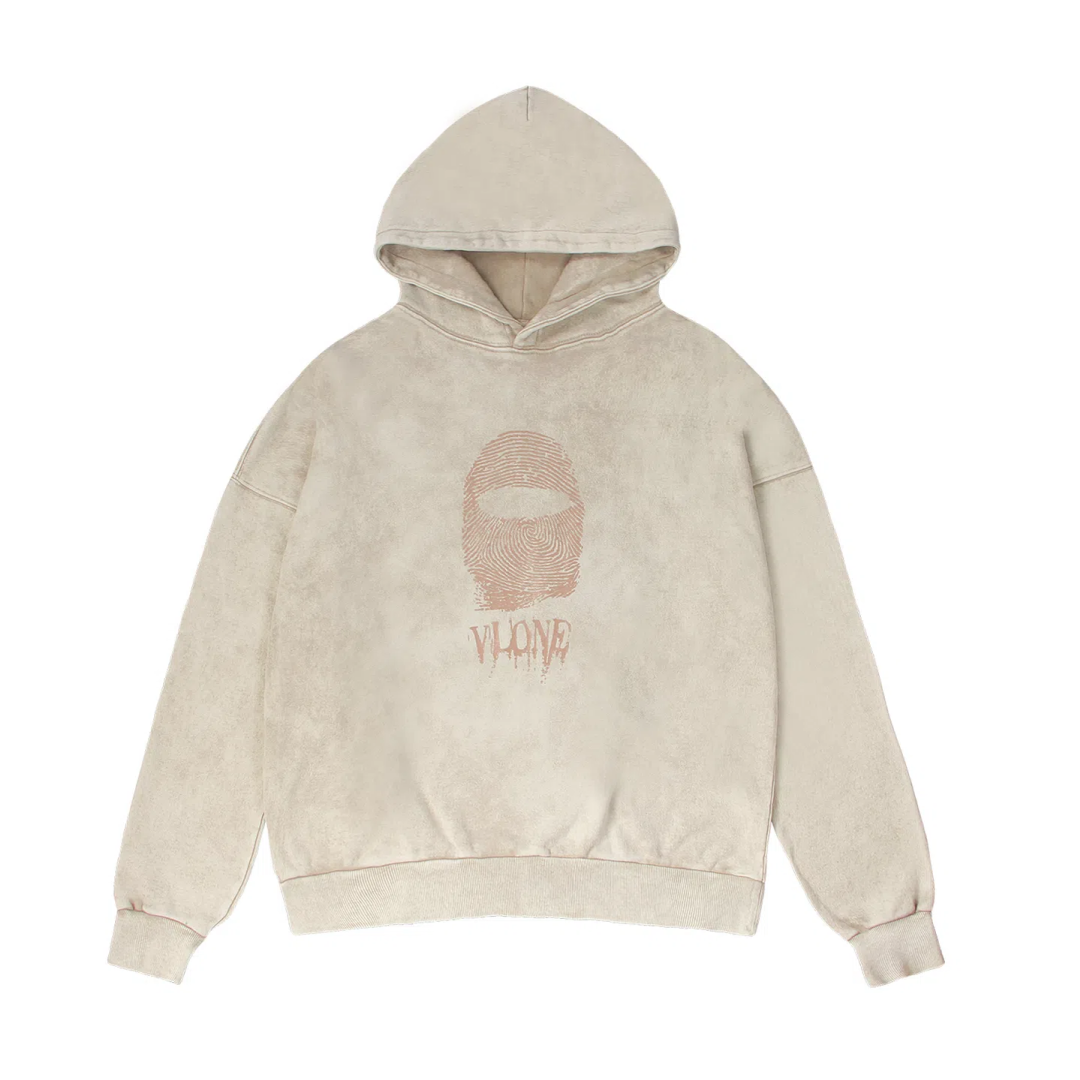 VLONE ZIP HOODIE Beige