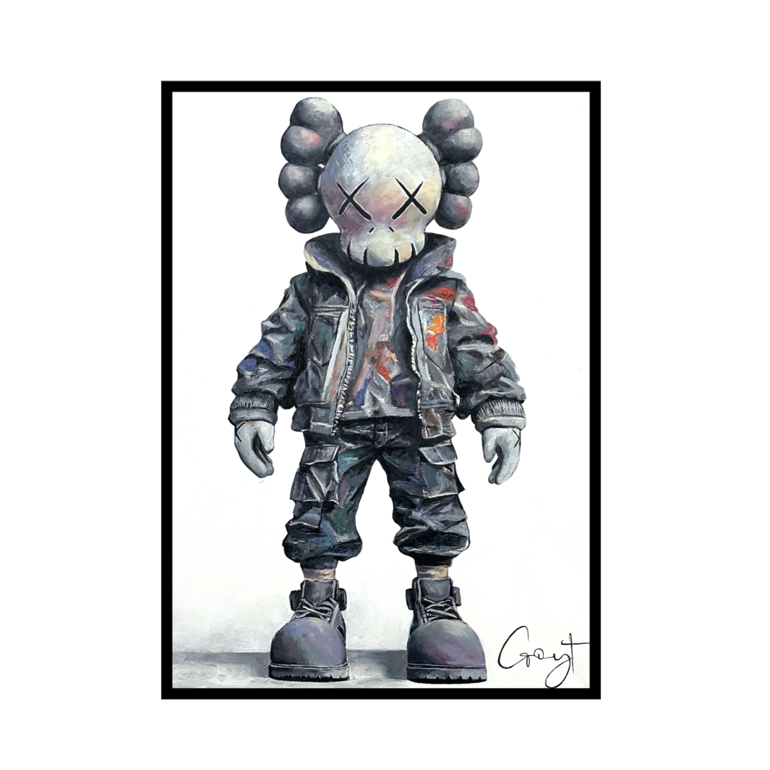Monochrome KAWS Soldier